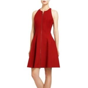 BCBGMaxAzria Deep Red Giuliana Dress. Size 4. Worn once.